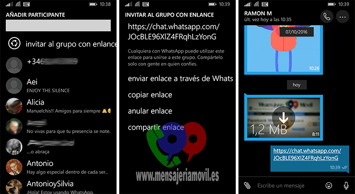 WhatsApp para Windows 10 Mobile