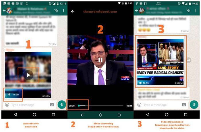 WhatsApp ya prueba el video en streaming