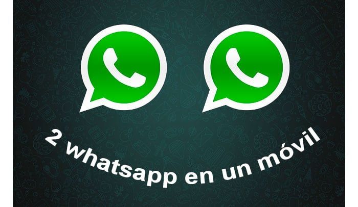 dos cuentas de WhatsApp en un móvil