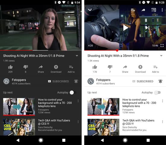 imagen YouTube para Android