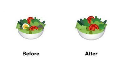 google emoji ensalada vegano