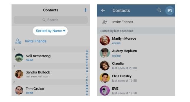 Telegram Android iOS