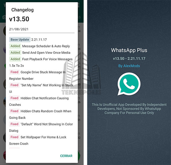 Whatsapp Plus Alexmods 2021 Descargar Ultima Version 13 50